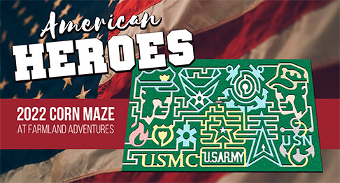 American Heroes - Corn Maze 2022