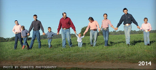 The Parsons Family in 2014 - Farmland Adventures, AR